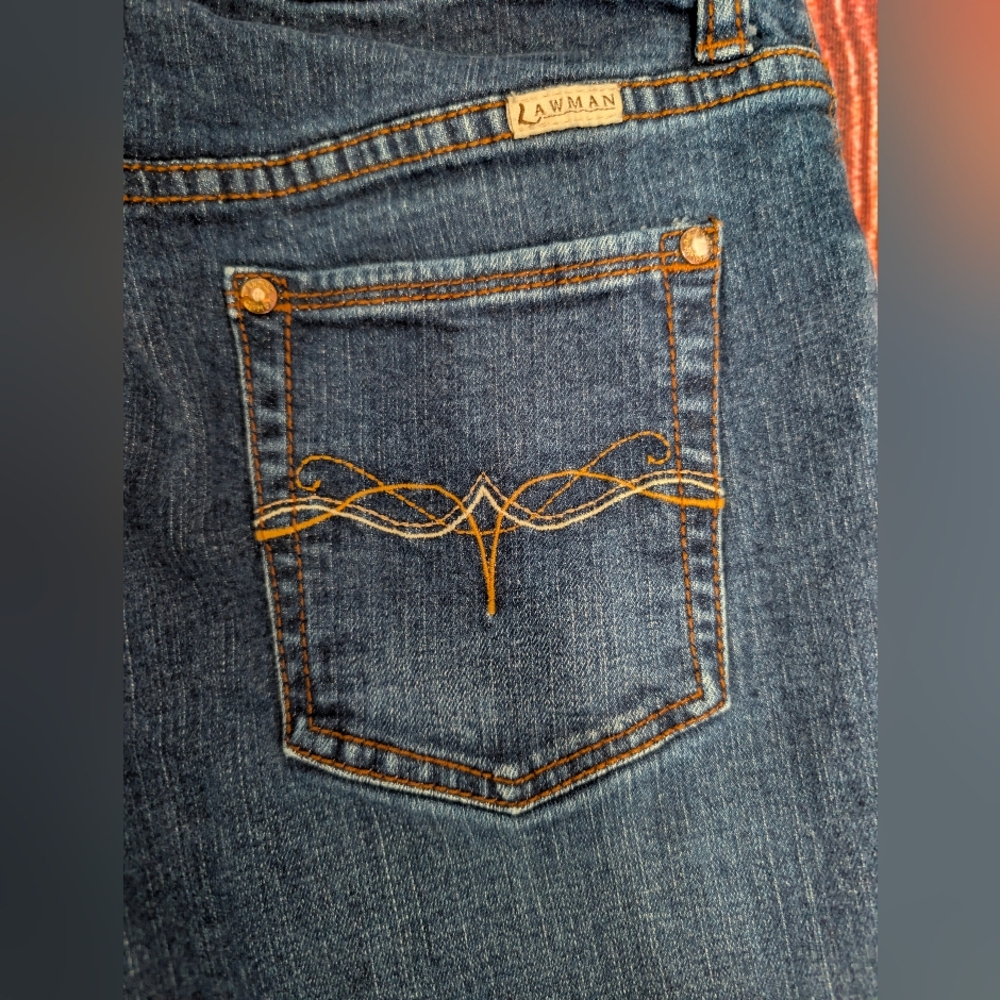 Lawman Ladies Western Jeans - Picture 2 of 4